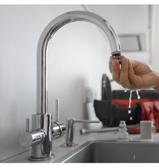 Instalación grifería caño fijo