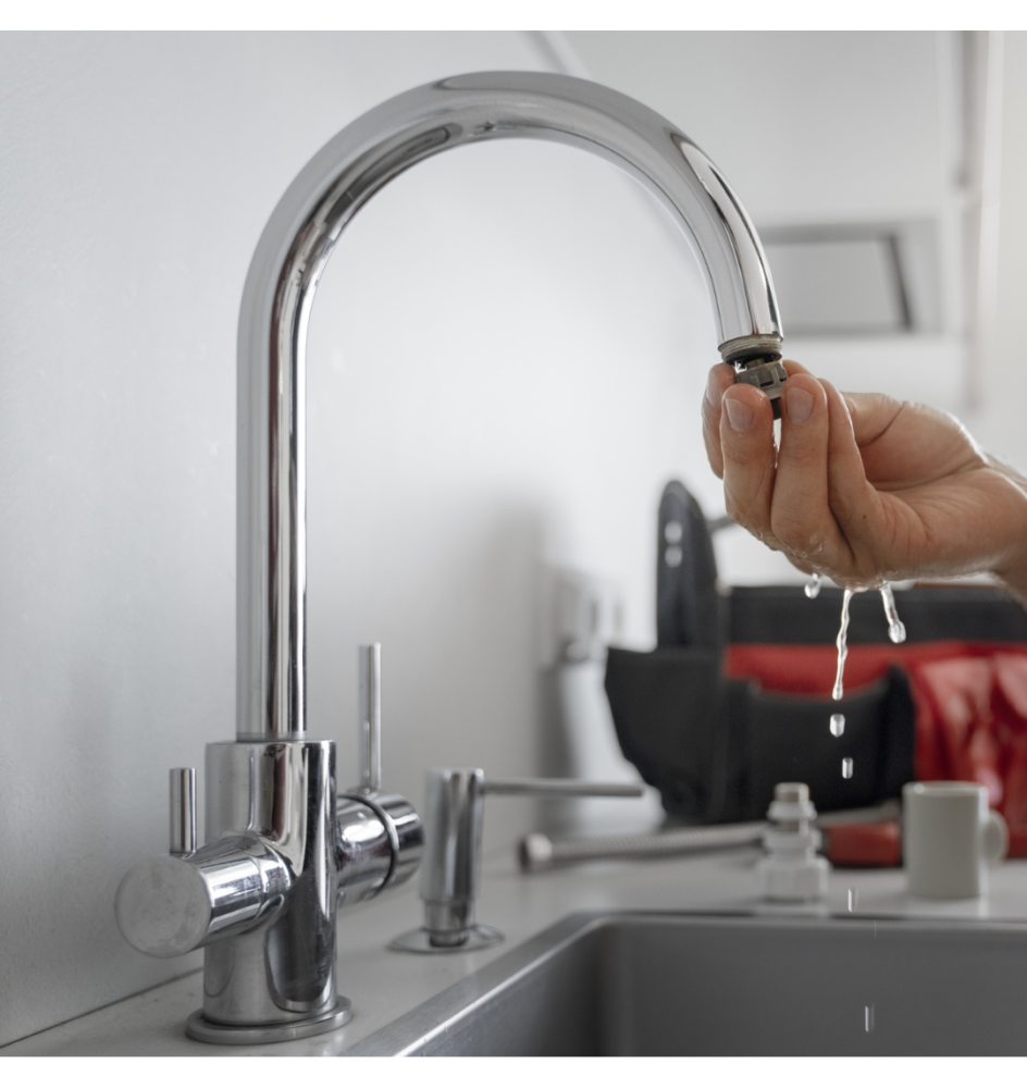 Instalación grifería caño fijo