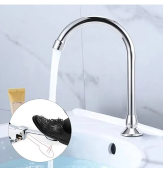 Instalación grifería industrial sin instalar pedal