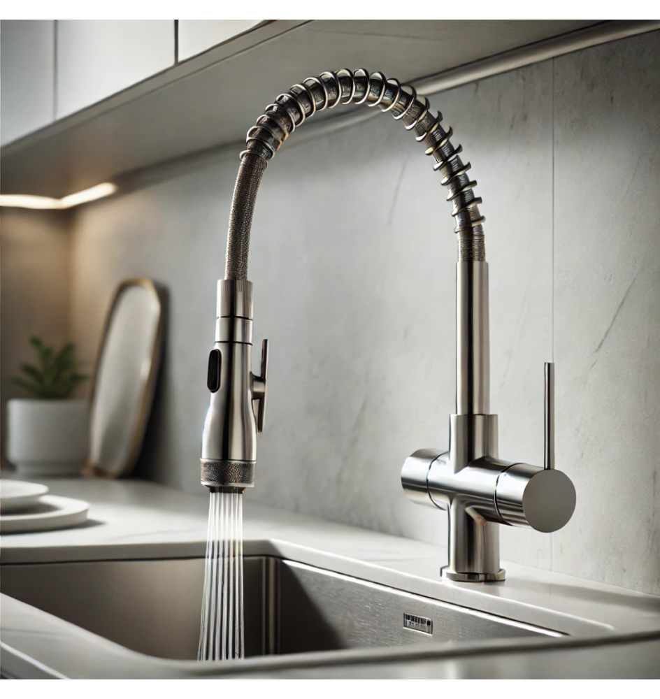 Instalación grifería caño extensible